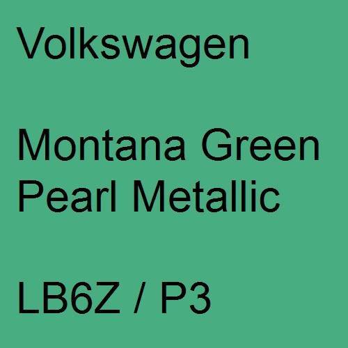 Volkswagen, Montana Green Pearl Metallic, LB6Z / P3.